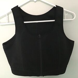 Neoprene Vest Women’s Cropped with Front Zipper Size Large